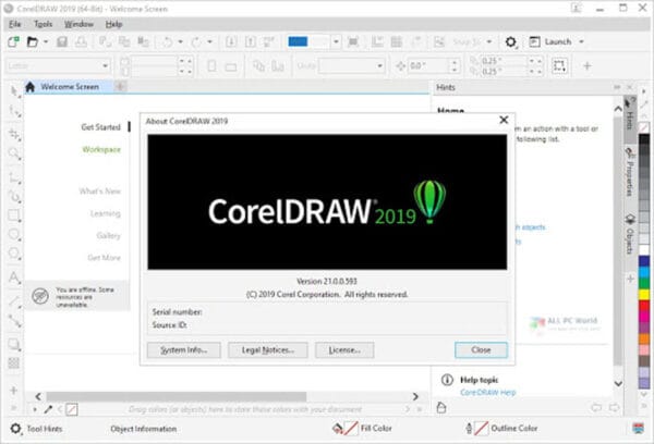 CorelDraw 2019 Graphic design software