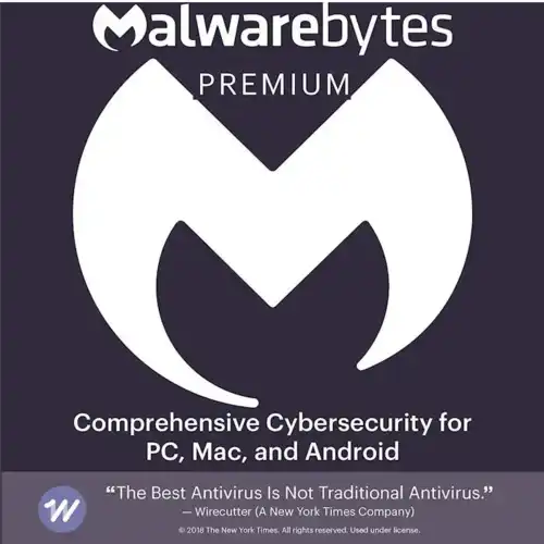 Malwarebytes Premium ( Anti Ransomware , Antivirus , Anti Spyware , Anti Malware )